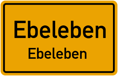 Straßenverzeichnis Ebeleben Ebeleben