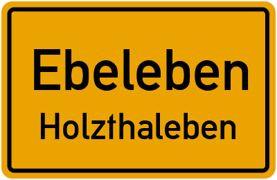Straßenverzeichnis Ebeleben Holzthaleben