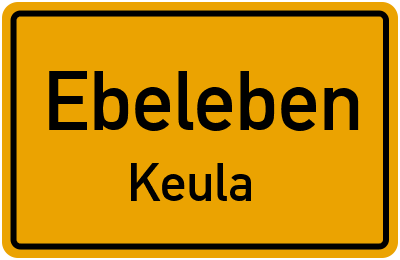 Straßenverzeichnis Ebeleben Keula