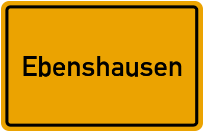 Ebenshausen in Thüringen