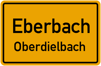 Straßenverzeichnis Eberbach Oberdielbach