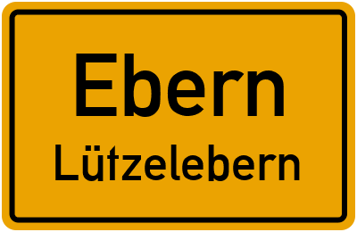 Straßenverzeichnis Ebern Lützelebern