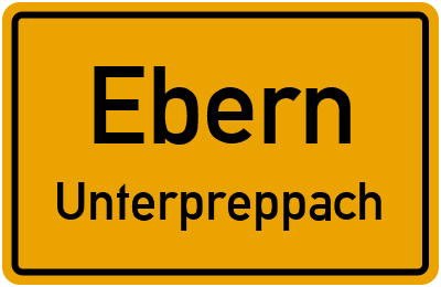 Straßenverzeichnis Ebern Unterpreppach
