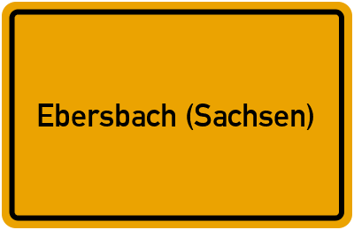 Ebersbach (Sachsen) in Sachsen