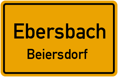 Straßenverzeichnis Ebersbach Beiersdorf