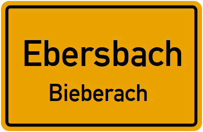 Straßenverzeichnis Ebersbach Bieberach