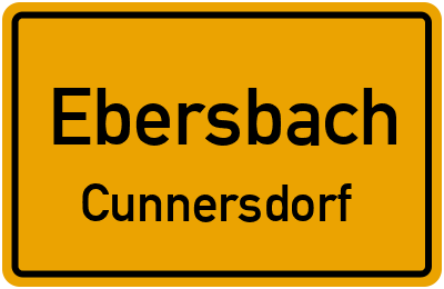 Straßenverzeichnis Ebersbach Cunnersdorf