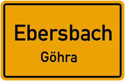 Straßenverzeichnis Ebersbach Göhra