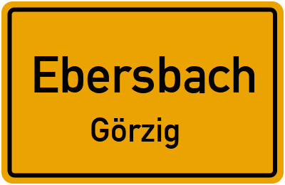 Straßenverzeichnis Ebersbach Görzig