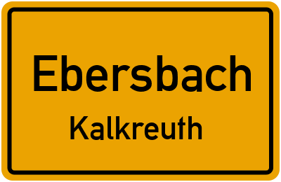 Straßenverzeichnis Ebersbach Kalkreuth