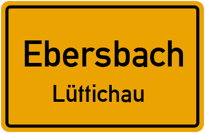 Straßenverzeichnis Ebersbach Lüttichau
