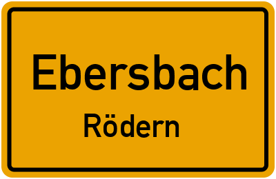 Straßenverzeichnis Ebersbach Rödern