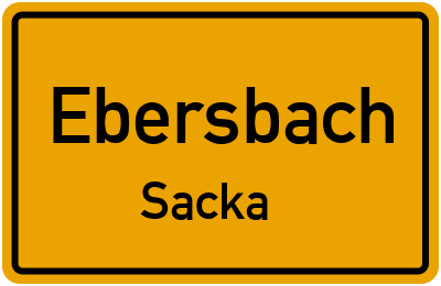 Straßenverzeichnis Ebersbach Sacka