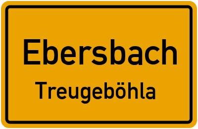 Straßenverzeichnis Ebersbach Treugeböhla