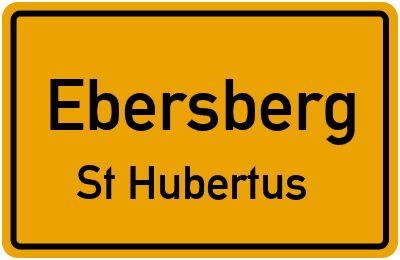 Straßenverzeichnis Ebersberg St Hubertus
