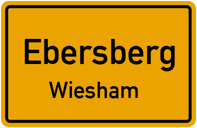 Straßenverzeichnis Ebersberg Wiesham
