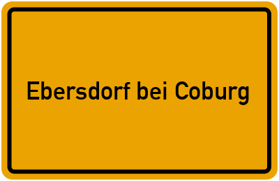 Branchenbuch Ebersdorf bei Coburg, Bayern