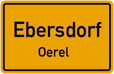 Straßenverzeichnis Ebersdorf Oerel