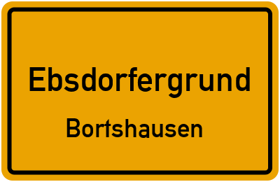 Straßenverzeichnis Ebsdorfergrund Bortshausen