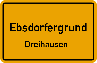 Ortsschild Ebsdorfergrund Dreihausen