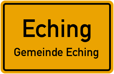 Straßenverzeichnis Eching Gemeinde Eching