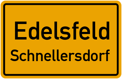 Ortsschild Edelsfeld Schnellersdorf