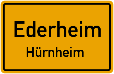 Straßenverzeichnis Ederheim Hürnheim