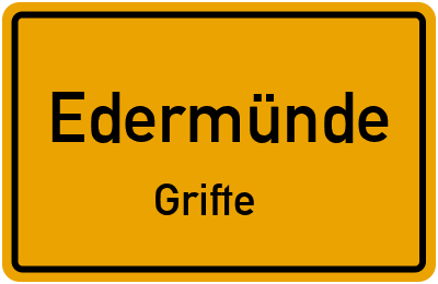 Straßenverzeichnis Edermünde Grifte