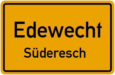 Straßenverzeichnis Edewecht Süderesch
