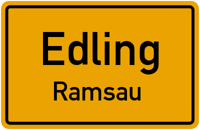 Straßenverzeichnis Edling Ramsau