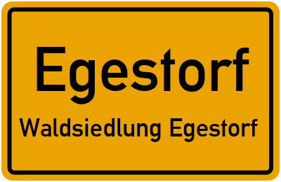 Straßenverzeichnis Egestorf Waldsiedlung Egestorf
