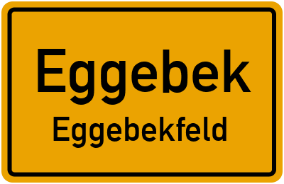 Straßenverzeichnis Eggebek Eggebekfeld