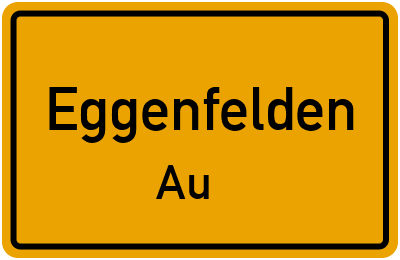Ortsschild Eggenfelden Au