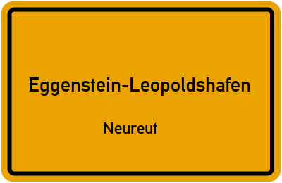 Straßenverzeichnis Eggenstein-Leopoldshafen Neureut