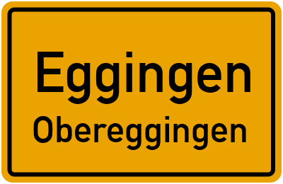 Straßenverzeichnis Eggingen Obereggingen
