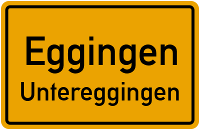 Straßenverzeichnis Eggingen Untereggingen