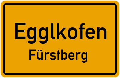 Straßenverzeichnis Egglkofen Fürstberg