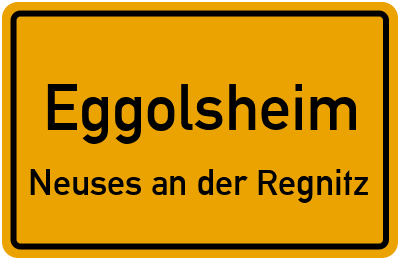 Straßenverzeichnis Eggolsheim Neuses an der Regnitz