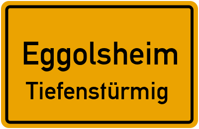 Straßenverzeichnis Eggolsheim Tiefenstürmig
