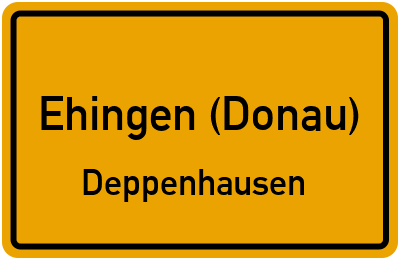 Straßenverzeichnis Ehingen (Donau) Deppenhausen