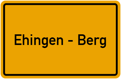 Branchenbuch Ehingen - Berg, Baden-Württemberg