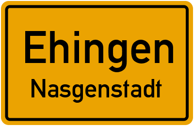 Straßenverzeichnis Ehingen Nasgenstadt