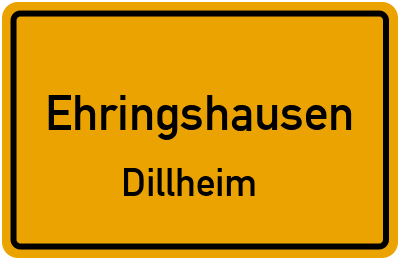 Straßenverzeichnis Ehringshausen Dillheim