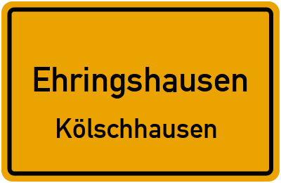 Straßenverzeichnis Ehringshausen Kölschhausen
