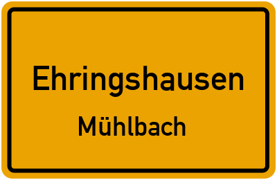 Straßenverzeichnis Ehringshausen Mühlbach