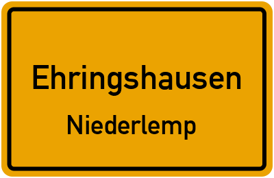 Straßenverzeichnis Ehringshausen Niederlemp