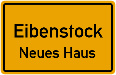 Straßenverzeichnis Eibenstock Neues Haus
