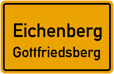 Straßenverzeichnis Eichenberg Gottfriedsberg