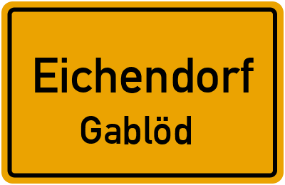 Straßenverzeichnis Eichendorf Gablöd