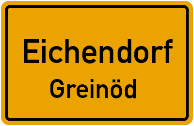Straßenverzeichnis Eichendorf Greinöd